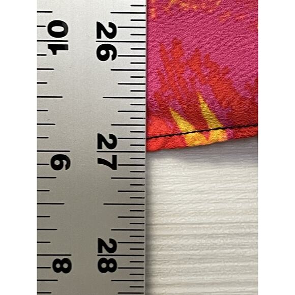 Beautiful by Lawrence Zarian Shirt Womens Medium Black Floral Print Top Blouse - Picture 4 of 10